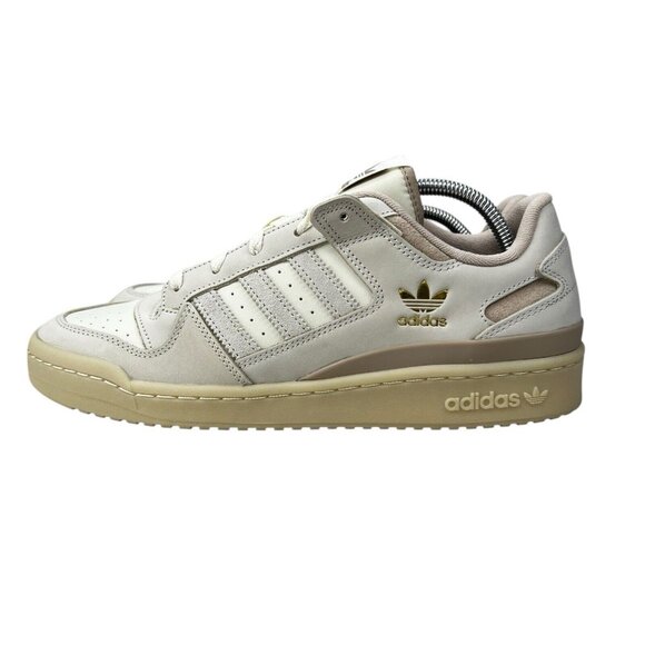 Adidas Forum Low CL Ivory Wonder Beige Sand Shoes IH7826 Men's Sizes 9 - 11 - Picture 3 of 9